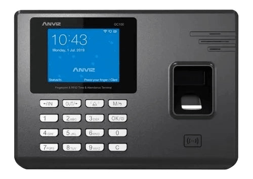 Control de Acceso y Asistencia Anviz AN-GC150 - Negro, Si Control de Acceso y Asistencia Anviz AN-GC150 - Negro, Si